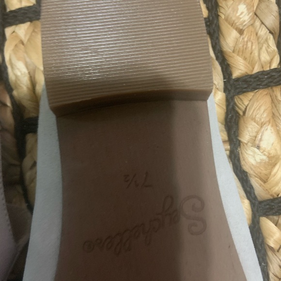 Seychelles Women’s Between Us Suede Sand/Gray Mule Loafers Size 7.5/Mules - Picture 5 of 10